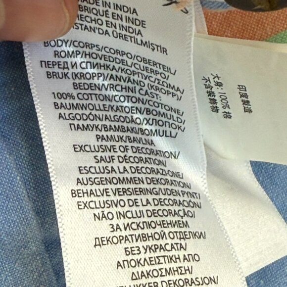 Polo Ralph Lauren Mens Classic Fit Camp Shirt Madras Stripe Loop Collar Sz XL - Picture 9 of 12